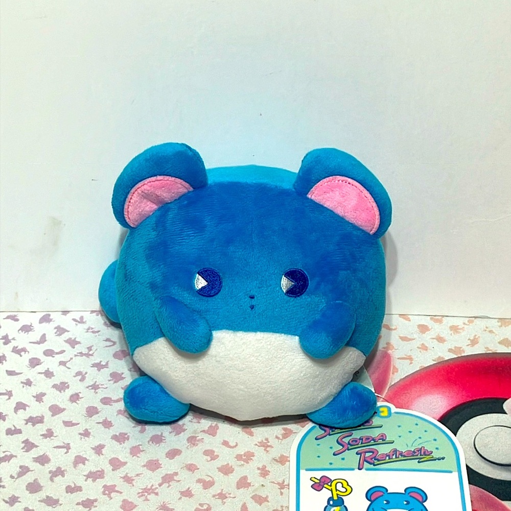 Pokemon Center Original Plush Doll Marill w/Tag 5.9" 15cm SAIKO SODA REFRESH
